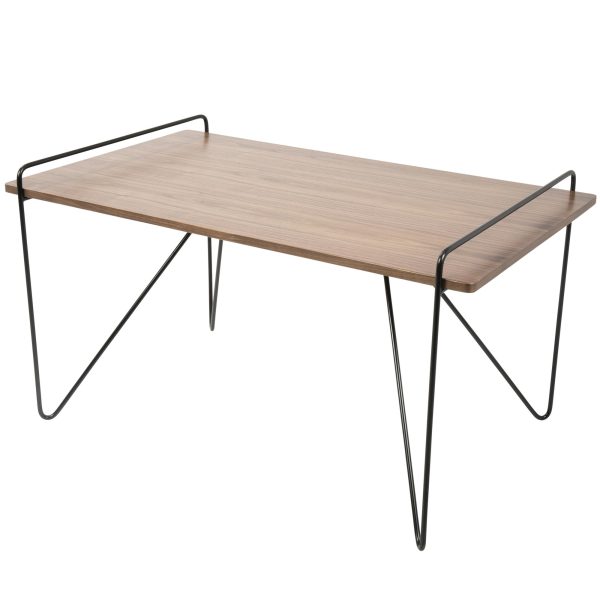 Loft Mid Century Modern Walnut Coffee Table 9