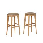 Logans Edge 30-Inch Saddle Stool (Pack of 2)