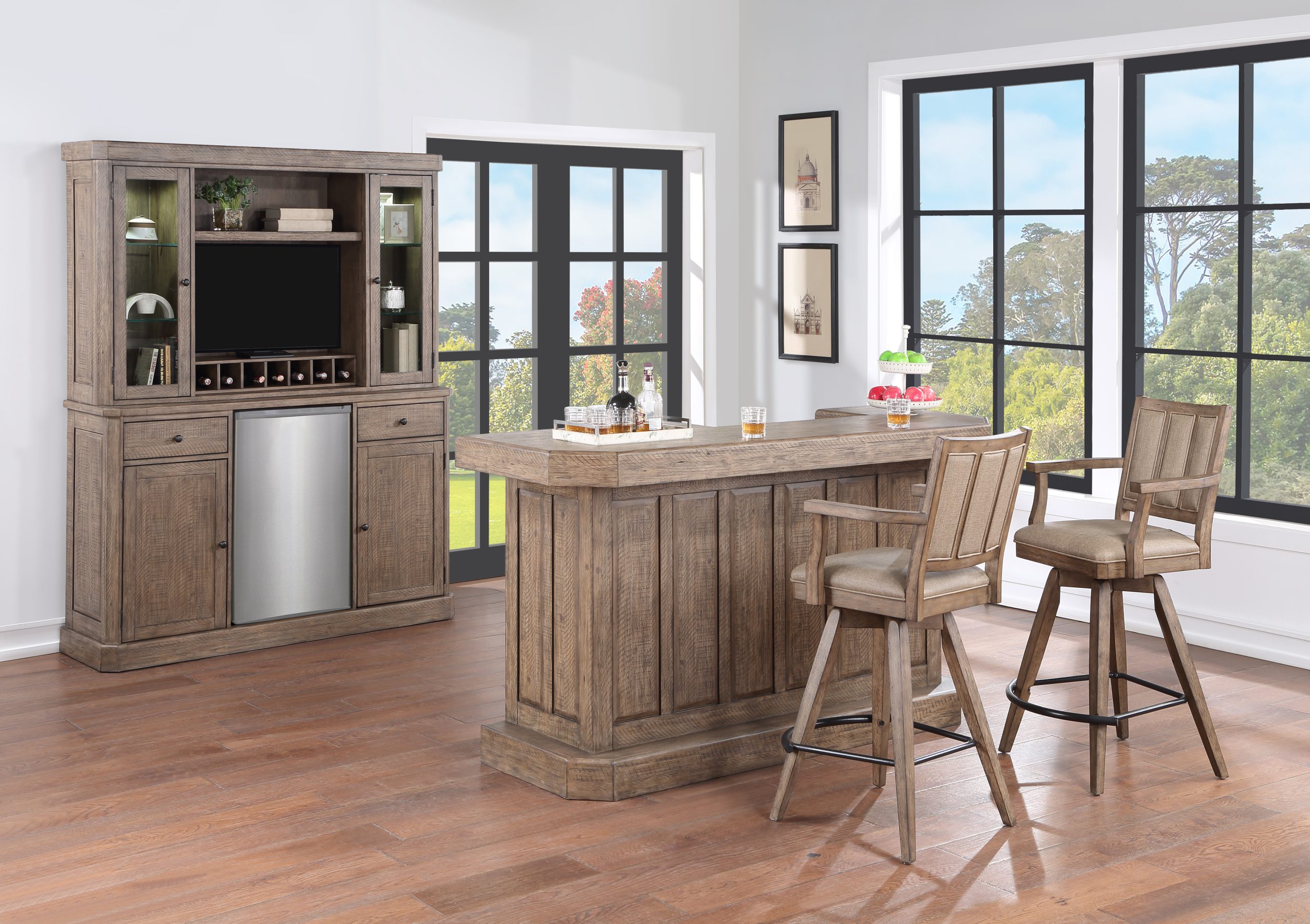 logans point spectator swivel bar stool
