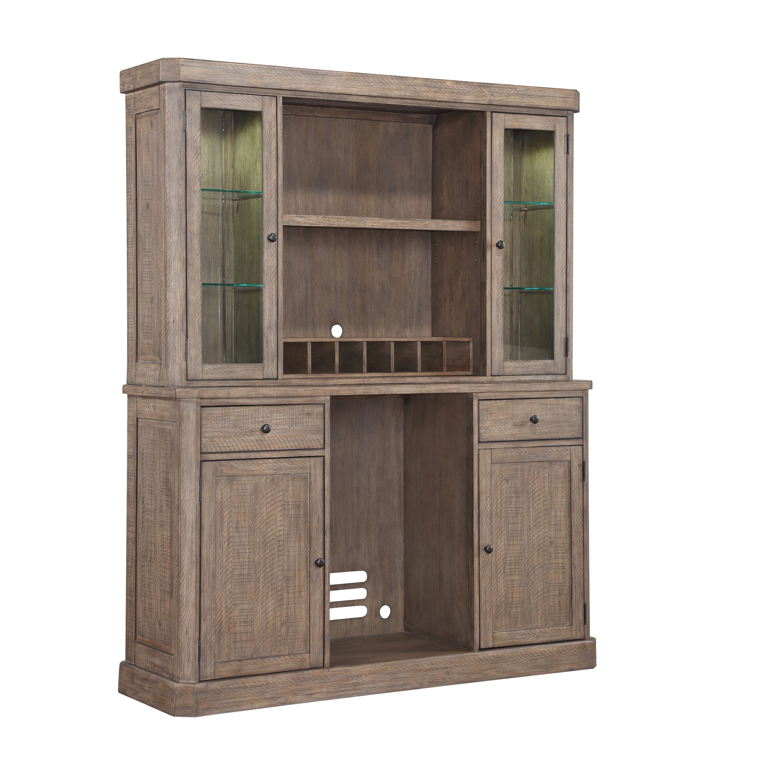 logans point back bar buffet & hutch