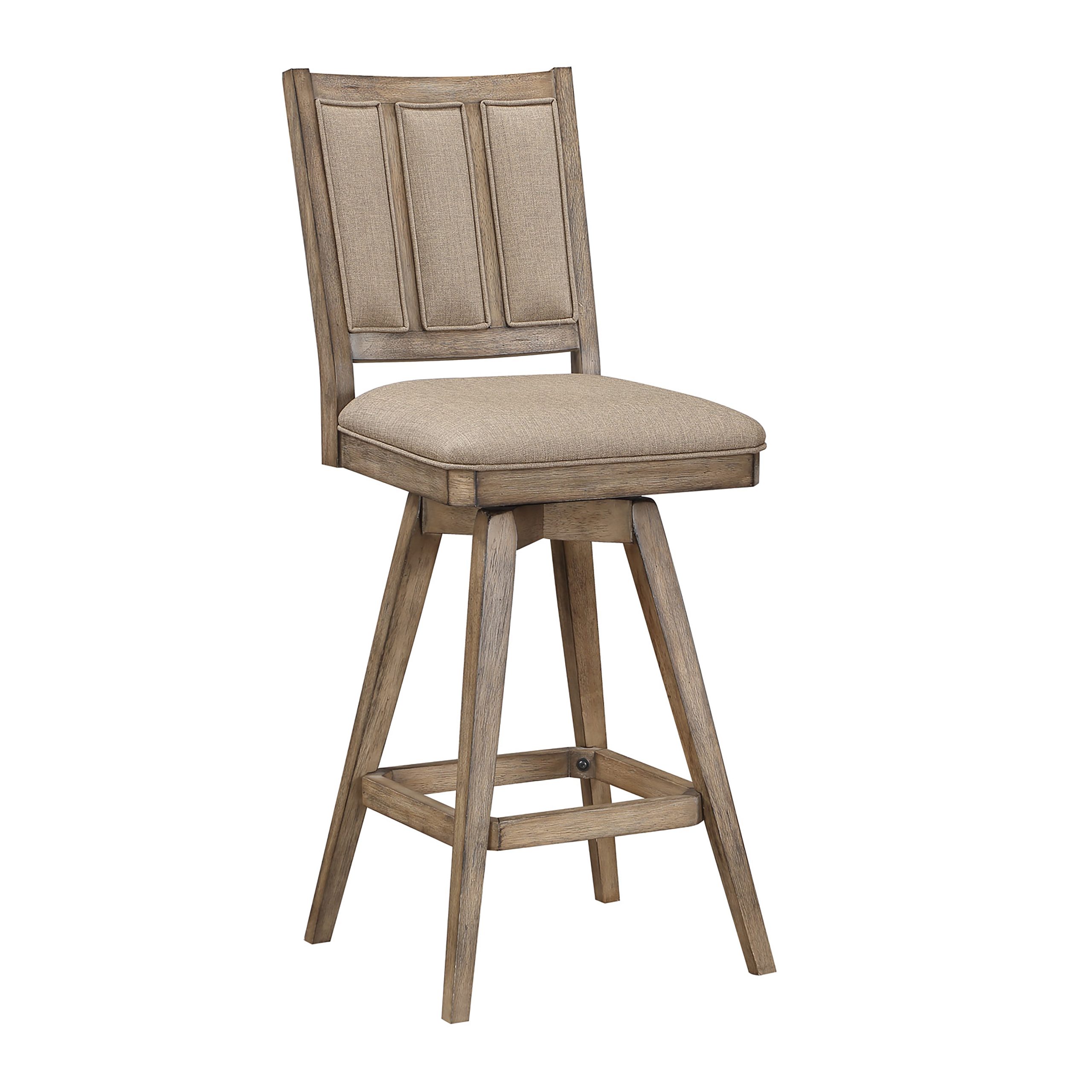 logans point 30-inch high back swivel bar stool