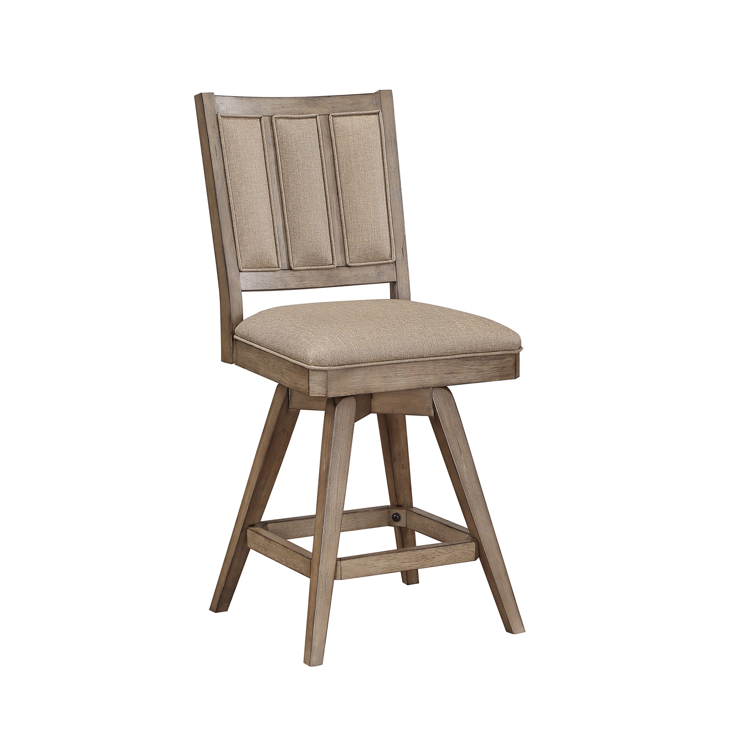 logans point 24-inch high back swivel counter stool