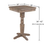 Logans Point Adjustable Pub Table