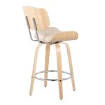 Lombardi 26-Inch Cream Mid-Century Modern Swivel Counter Stools (Set of 2) 16 Lombardi 26-Inch Cream Mid-Century Modern Swivel Counter Stools (Set of 2)
