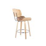 Lombardi 26-Inch Mid-Century Swivel Counter Stools Camel (Set of 2)