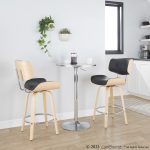 Lombardi 26 Mid-Century Modern Black Swivel Counter Stools (Set of 2) 11 Lombardi 26 Mid-Century Modern Black Swivel Counter Stools (Set of 2)