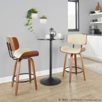 Lombardi 26 Mid-Century Modern Cream Swivel Counter Stools (Set of 2) 11 Lombardi 26 Mid-Century Modern Cream Swivel Counter Stools (Set of 2)