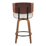 Lombardi 26 Mid-Century Modern Cream Swivel Counter Stools (Set of 2) 17 Lombardi 26 Mid-Century Modern Cream Swivel Counter Stools (Set of 2)