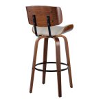 Lombardi 30 Mid-Century Cream Swivel Barstools (Set of 2) 19 Lombardi 30 Mid-Century Cream Swivel Barstools (Set of 2)