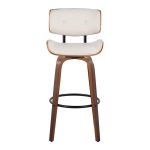 Lombardi 30 Mid-Century Cream Swivel Barstools (Set of 2) 21 Lombardi 30 Mid-Century Cream Swivel Barstools (Set of 2)