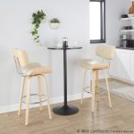Lombardi 30 Mid-Century Modern Cream Swivel Barstool (Set of 2) 15 Lombardi 30 Mid-Century Modern Cream Swivel Barstool (Set of 2)