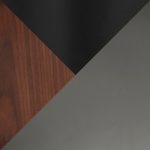 Lombardi 30 Mid-Century Modern Walnut and Grey Barstools (Set of 2) 22 Lombardi 30 Mid-Century Modern Walnut and Grey Barstools (Set of 2)