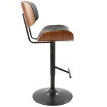 Lombardi Black Mid-Century Modern Swivel Bar Stools (Set of 2) 27 Lombardi Black Mid-Century Modern Swivel Bar Stools (Set of 2)