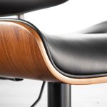 Lombardi Black Mid-Century Modern Swivel Bar Stools (Set of 2) 21 Lombardi Black Mid-Century Modern Swivel Bar Stools (Set of 2)