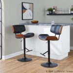 Lombardi Black Mid-Century Modern Swivel Bar Stools (Set of 2) 23 Lombardi Black Mid-Century Modern Swivel Bar Stools (Set of 2)