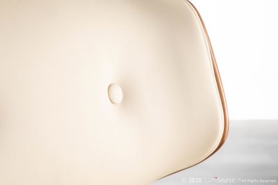 Lombardi Walnut Cream Mid-Century Modern Swivel Barstool (Set of 2)