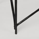 Lorlei Marble Top w/ Gray Iron Base Console Table
