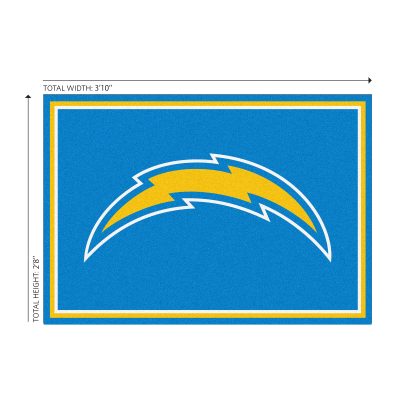 Los Angeles Chargers 3x4 Spirit Area Rug USA Made