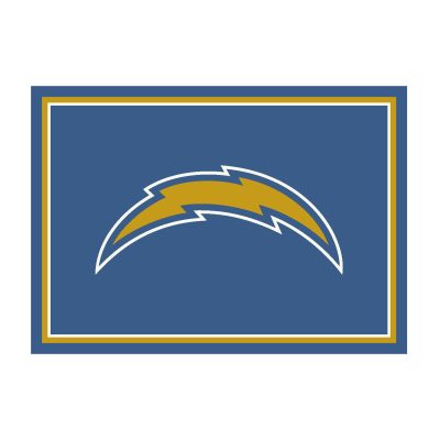 Los Angeles Chargers 6x8 Spirit Area Rug Officially Licensed NFL