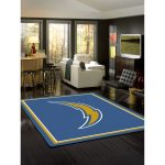 Los Angeles Chargers 8x11 Officially Licensed NFL Spirit Area Rug