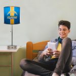 Los Angeles Chargers Chrome USB Charging Lamp with Shade