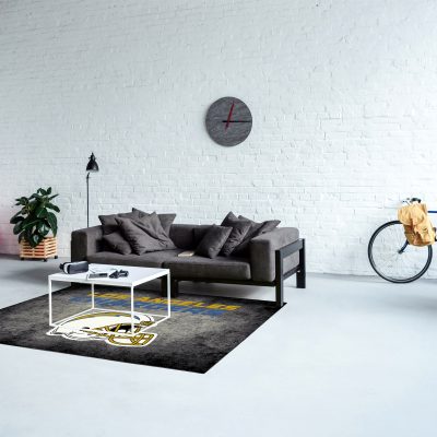 Los Angeles Chargers Distressed Area Rug 4x6 Officially Licensed NFL