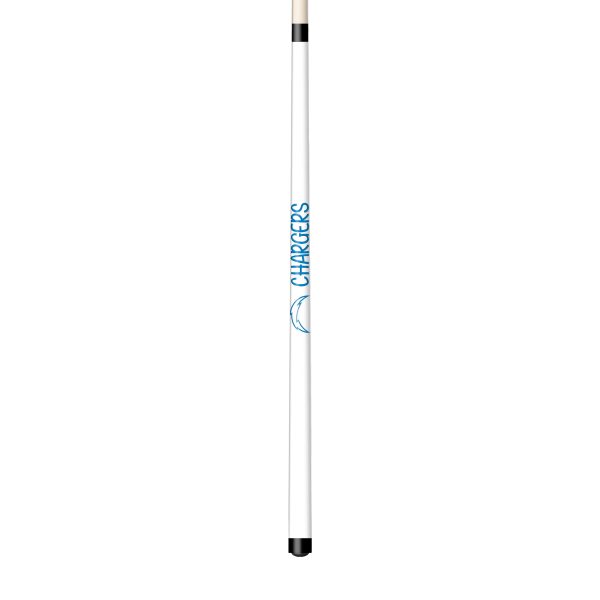 Los Angeles Chargers Laser Etched Maple Shorty Billiard Cue