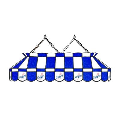 Los Angeles Dodgers 40 Inch Stained Glass Billiard Lamp