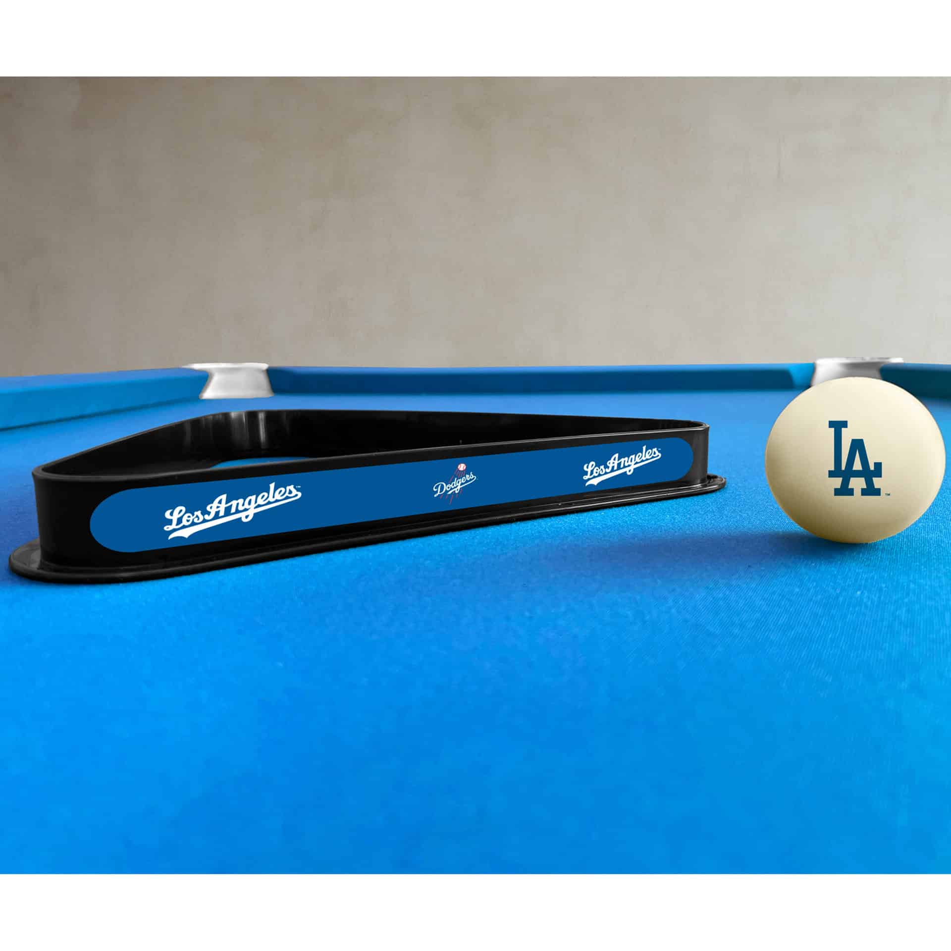 Los Angeles Dodgers Billiards Triangle and Cue Ball Combo 3 Los Angeles Dodgers Billiards Triangle and Cue Ball Combo - Image 3