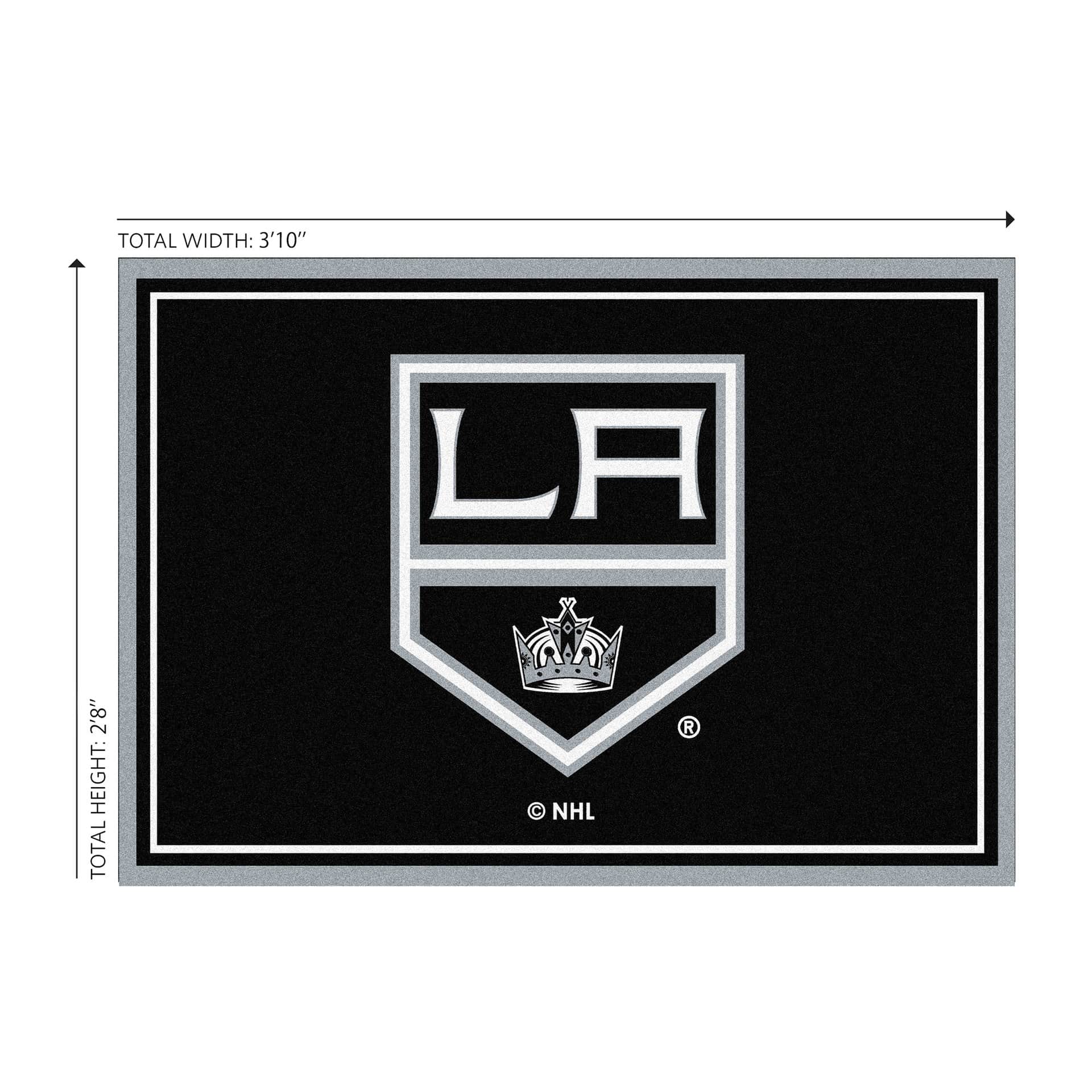 Los Angeles Kings 3x4 Area Rug 4 Los Angeles Kings 3x4 Area Rug - Image 4