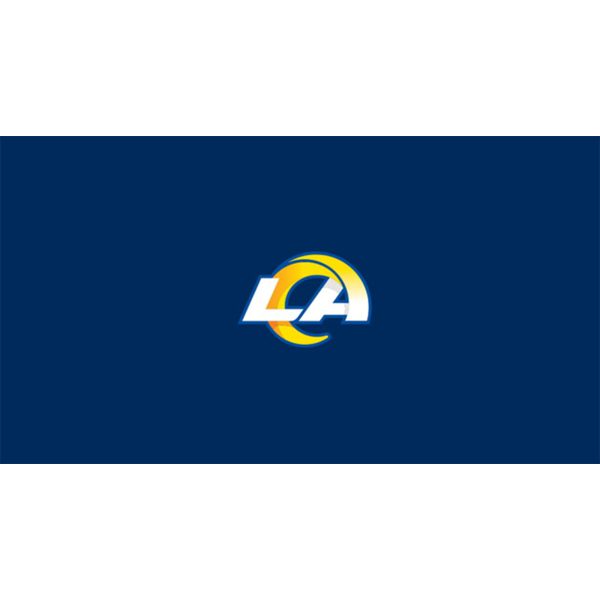 Los Angeles Rams 8 ft Anti Friction Polyester Billiard Cloth 1