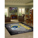 Los Angeles Rams 8x11 Distressed Area Rug Officially Licensed