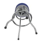 Los Angeles Rams Chrome Logo American Crafted Bar Stool