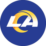 Los Angeles Rams Chrome Logo American Crafted Bar Stool