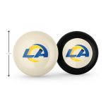 Los Angeles Rams Grade A Polyester Logo Cue Ball & 8 Ball 6 Los Angeles Rams Grade A Polyester Logo Cue Ball & 8 Ball