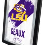 Louisiana State University 17x22 Logo Wall Mirror (Alternate)