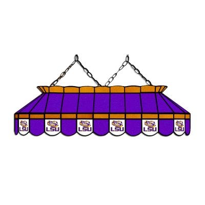 Louisiana State University 40-inch Glass Lamp