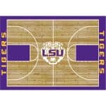Louisiana State University 6x8 Courtside Rug