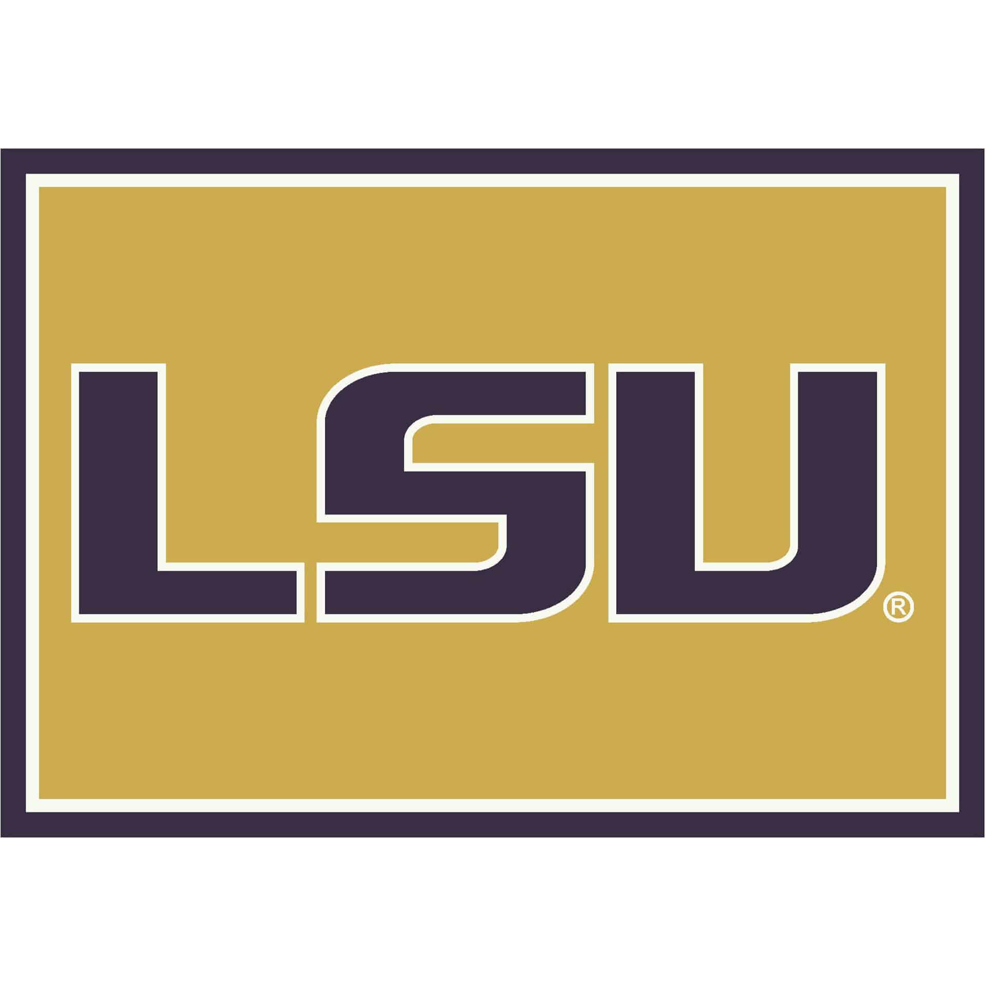 Louisiana State University 6x8 Spirit Rug 2 Louisiana State University 6x8 Spirit Rug - Image 2