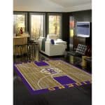 Louisiana State University 8x11 Courtside Rug 3 Louisiana State University 8x11 Courtside Rug