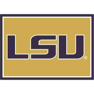 Louisiana State University 8x11 Spirit Rug