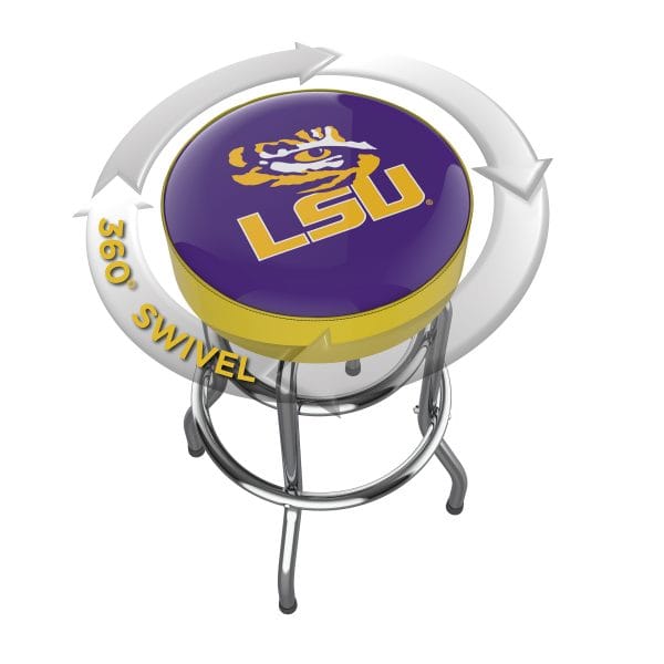 Louisiana State University Chrome Bar Stool 6
