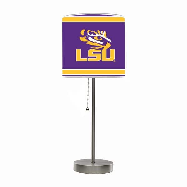 Louisiana State University Chrome Lamp 2