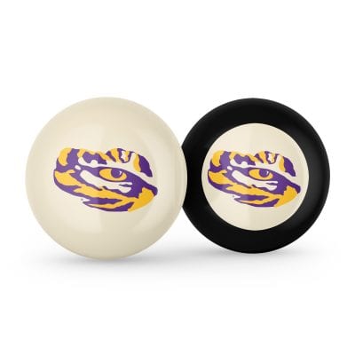 Louisiana State University Cue Ball & 8 Ball
