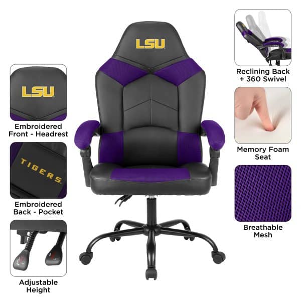 Louisiana State University Oversized Office Chair 2