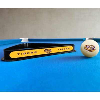 Louisiana State University Plastic 8 Ball Rack