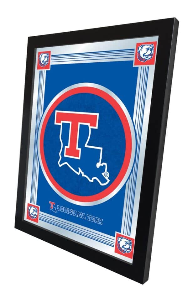 Louisiana Tech University 17x22 Logo Wall Mirror