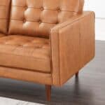 Tan Leather Sectional Sofa Right Facing for Small Spaces 9 Tan Leather Sectional Sofa Right Facing for Small Spaces