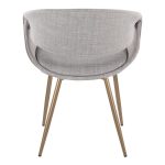 LumiSource Curvo Antique Copper Grey Contemporary Chairs (Set of 2) 15 LumiSource Curvo Antique Copper Grey Contemporary Chairs (Set of 2)