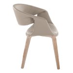 LumiSource Curvo Contemporary Light Grey Chair, Whitewashed Wood (Set of 2) 13 LumiSource Curvo Contemporary Light Grey Chair, Whitewashed Wood (Set of 2)